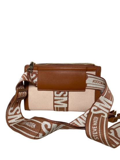 Cangurera Steve Madden Beige con Café